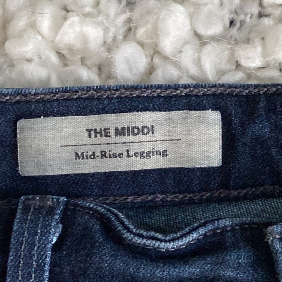 Adriano Goldschmied The Midi Mid-Rise Legging Jeans Sz 29R - Picture 5 of 9